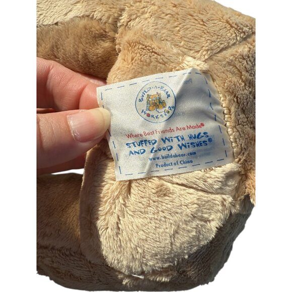 Build A Bear Sitting Plush Stuffed Velvet Hugs Teddy Support Pillow Pet Toy - Picture 8 of 12